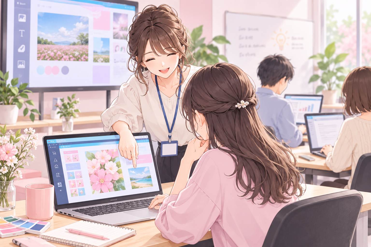 デザイン・Canvaの授業イメージ