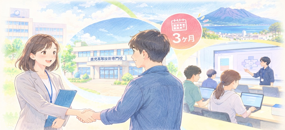 2009年3月 鹿児島県公共職業訓練を受託開始
